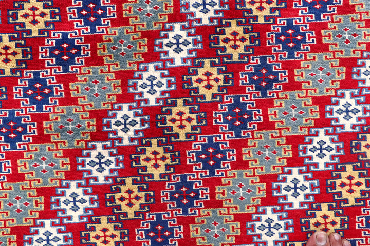 Firebrick Shirvan 4' 7 x 6' - No. 57793 - ALRUG Rug Store