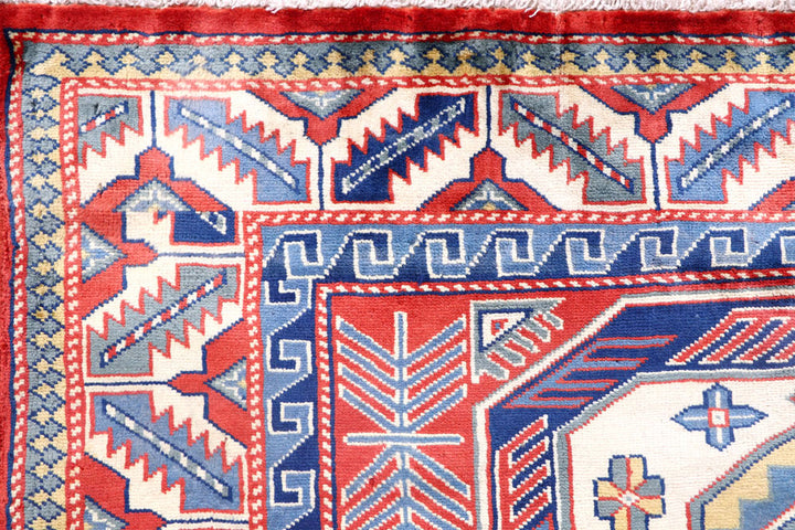 Orange Red Shirvan 4' 6 x 6' 4 - No. 57794 - ALRUG Rug Store