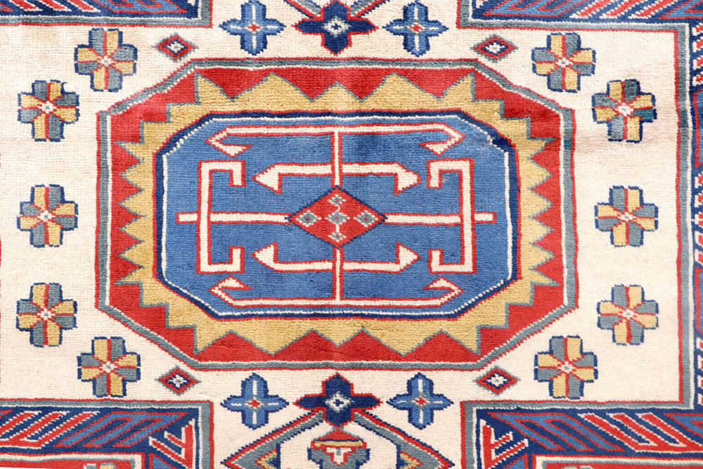 Orange Red Shirvan 4' 6 x 6' 4 - No. 57794 - ALRUG Rug Store