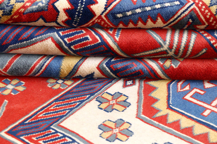 Orange Red Shirvan 4' 6 x 6' 4 - No. 57794 - ALRUG Rug Store