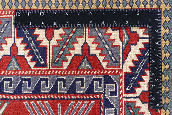 Orange Red Shirvan 4' 6 x 6' 4 - No. 57794 - ALRUG Rug Store