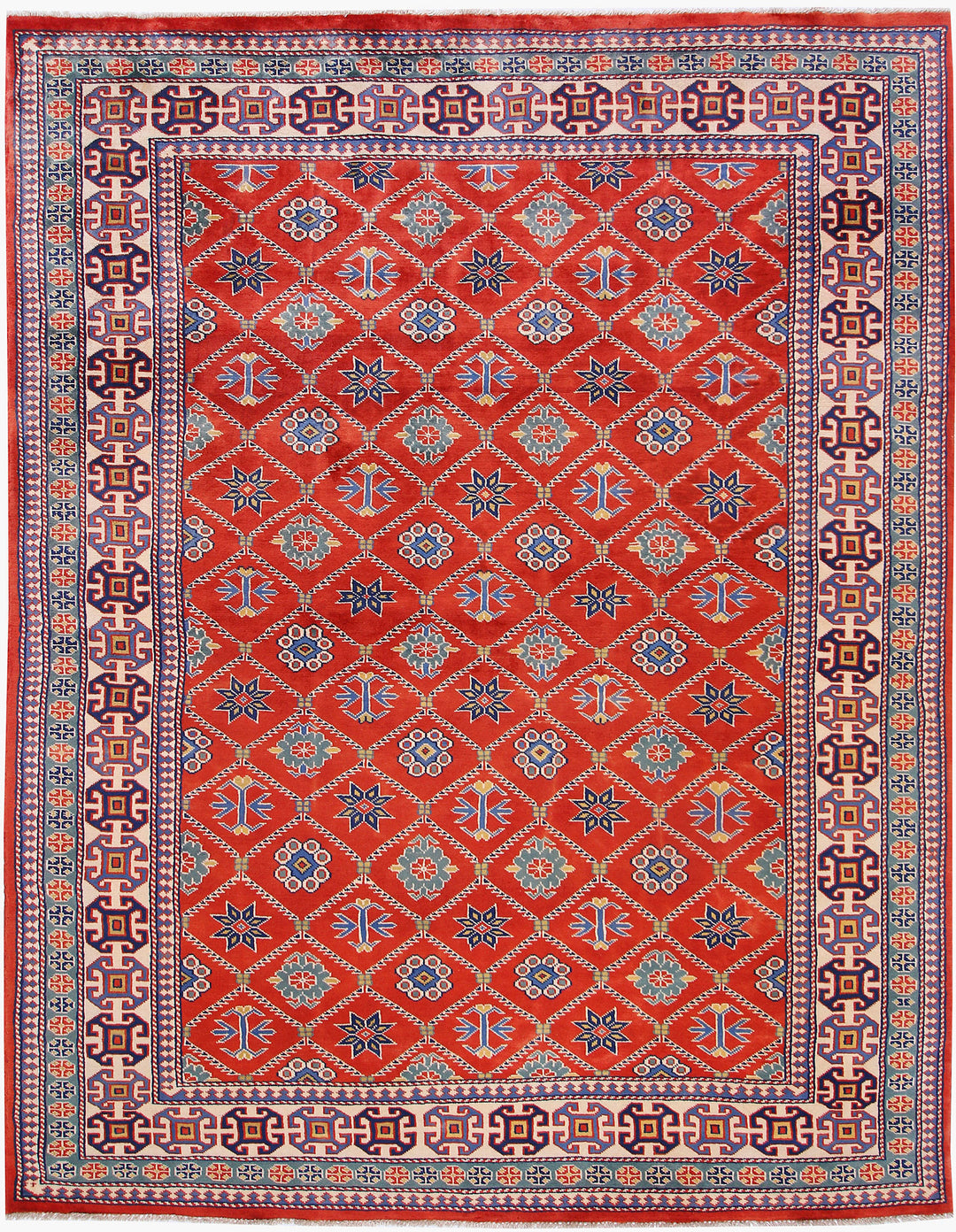 Orange Red Shirvan 5' 2 x 6' 11 - No. 57796 - ALRUG Rug Store