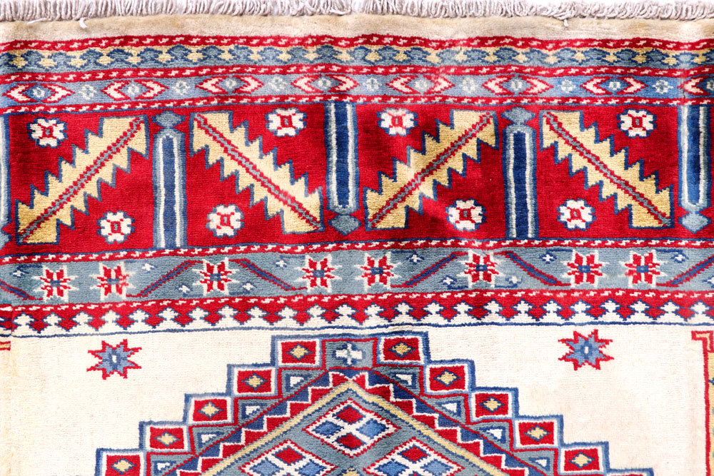 Blanched Almond Shirvan 5' 2 x 7' 4 - No. 57797 - ALRUG Rug Store
