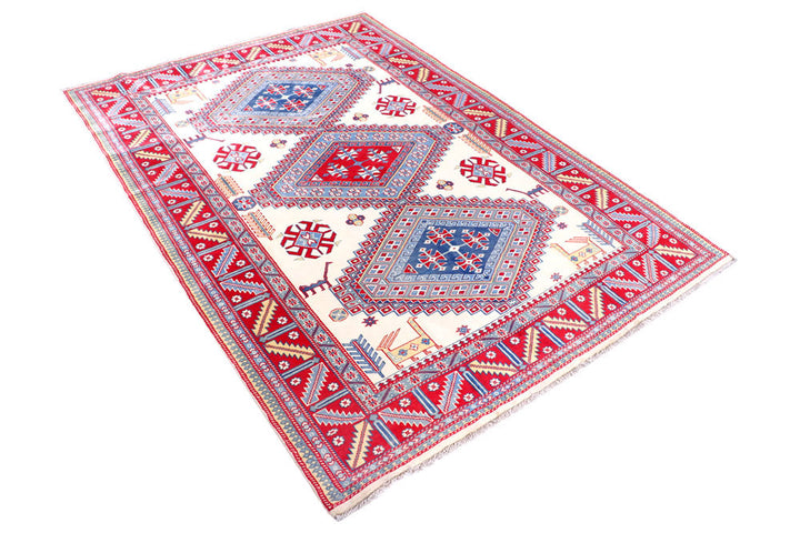 Blanched Almond Shirvan 5' 2 x 7' 4 - No. 57797 - ALRUG Rug Store