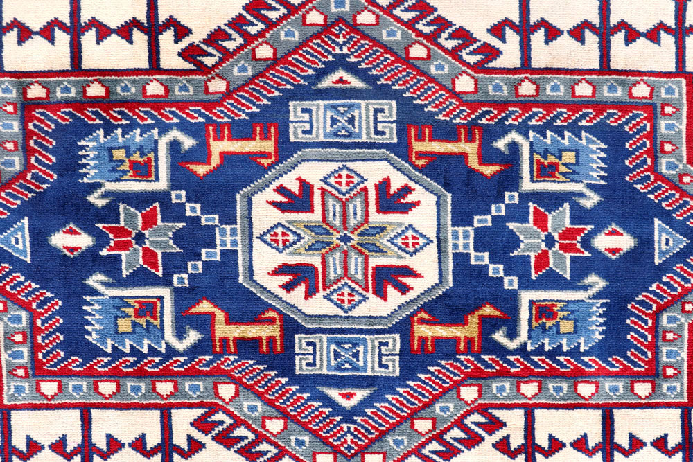 Blanched Almond Shirvan 5' 3 x 7' 7 - No. 57798 - ALRUG Rug Store