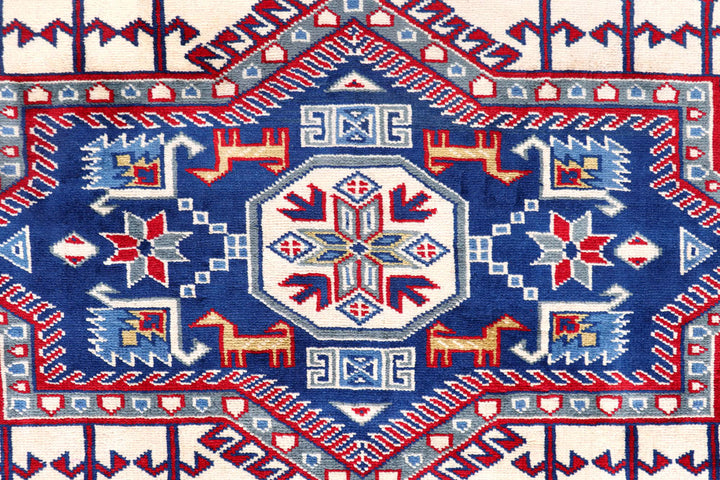 Blanched Almond Shirvan 5' 3 x 7' 7 - No. 57798 - ALRUG Rug Store