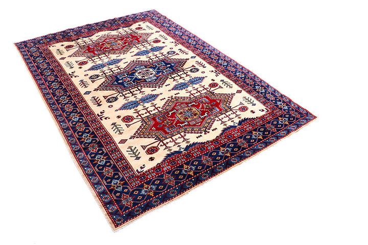 Blanched Almond Shirvan 5' 3 x 7' 7 - No. 57798 - ALRUG Rug Store