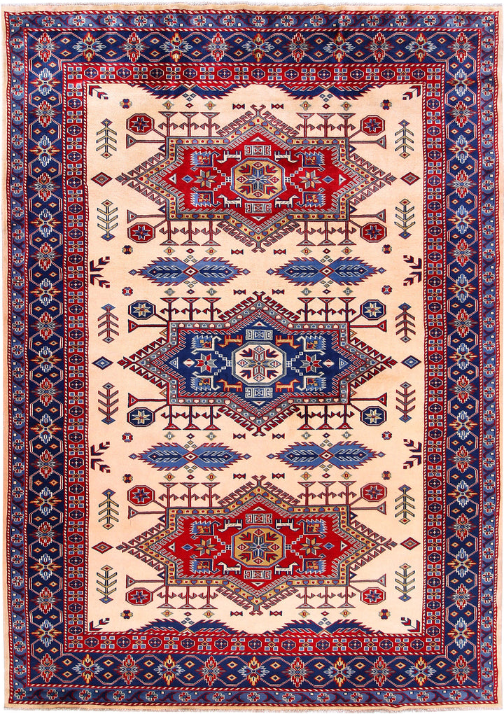 Blanched Almond Shirvan 5' 3 x 7' 7 - No. 57798 - ALRUG Rug Store