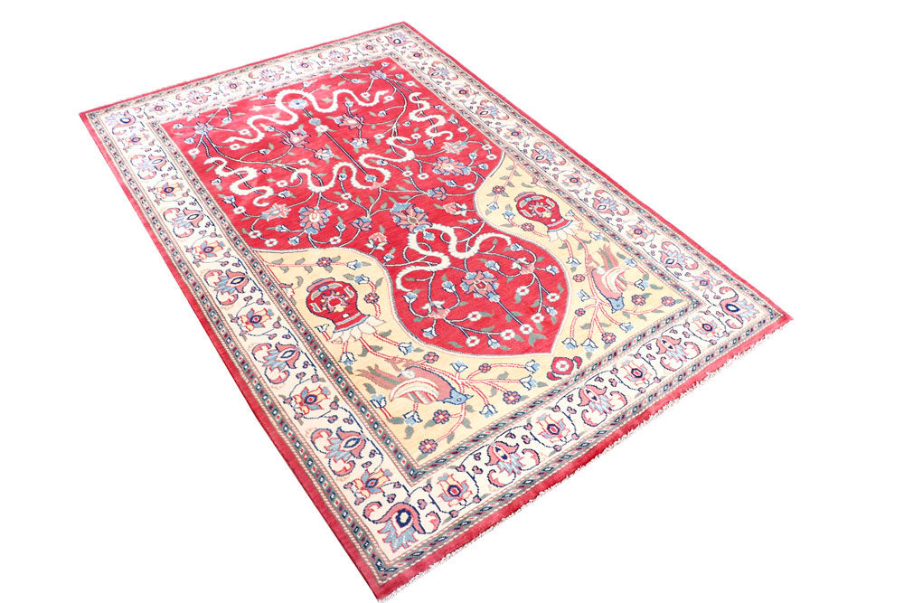 Crimson Prayer 4' 2 x 6' 1 - No. 57800 - ALRUG Rug Store