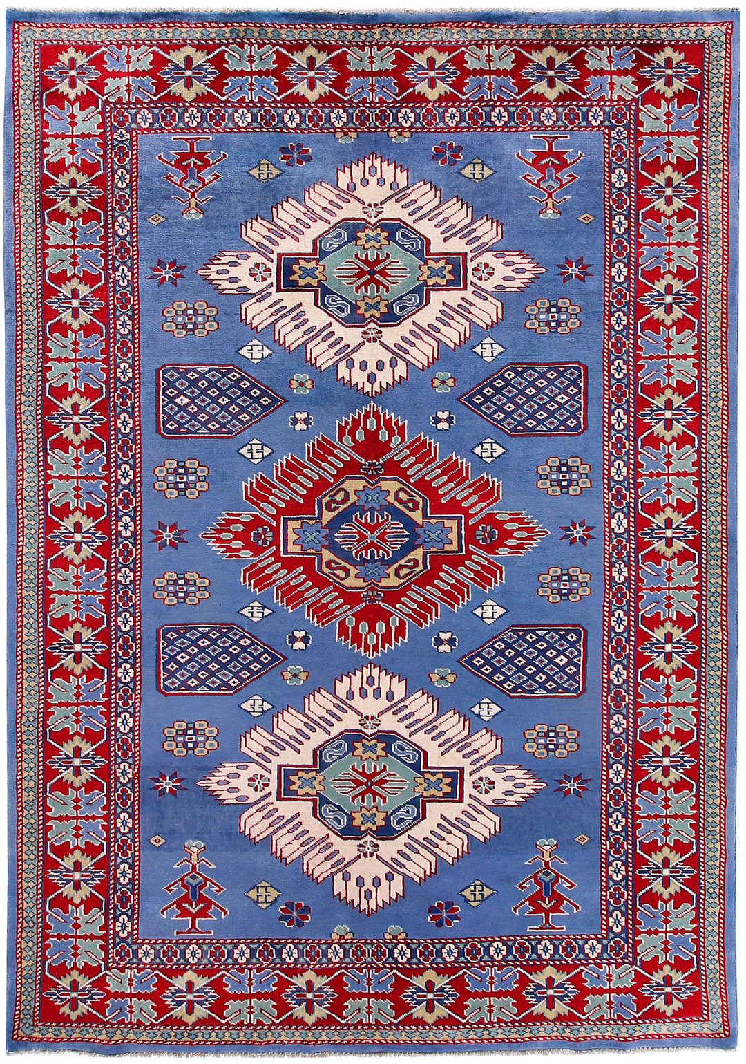 Royal Blue Shirvan 4' 4 x 6' 2 - No. 57802 - ALRUG Rug Store