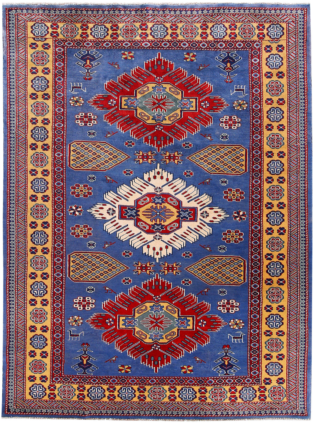 Royal Blue Shirvan 4' 7 x 6' 1 - No. 57805 - ALRUG Rug Store