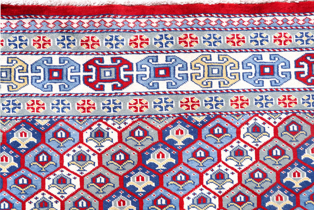 Multi Colored Shirvan 5' 6 x 6' 10 - No. 57806 - ALRUG Rug Store