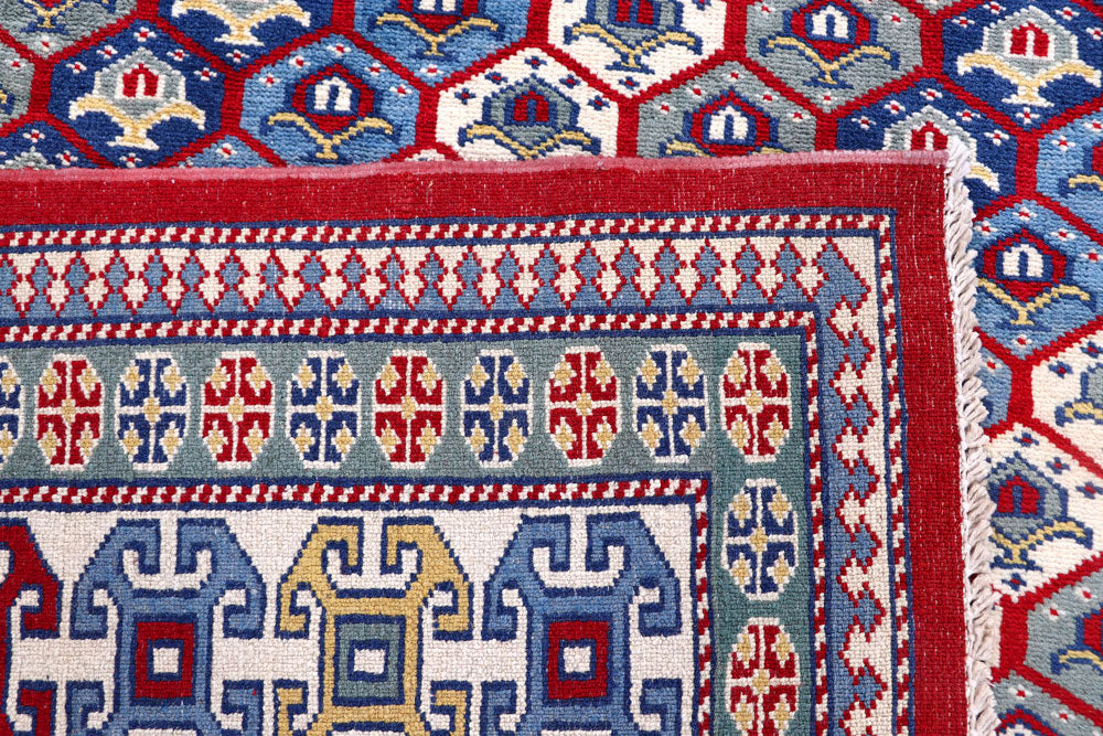 Multi Colored Shirvan 5' 6 x 6' 10 - No. 57806 - ALRUG Rug Store