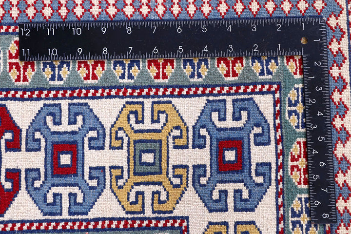 Multi Colored Shirvan 5' 6 x 6' 10 - No. 57806 - ALRUG Rug Store