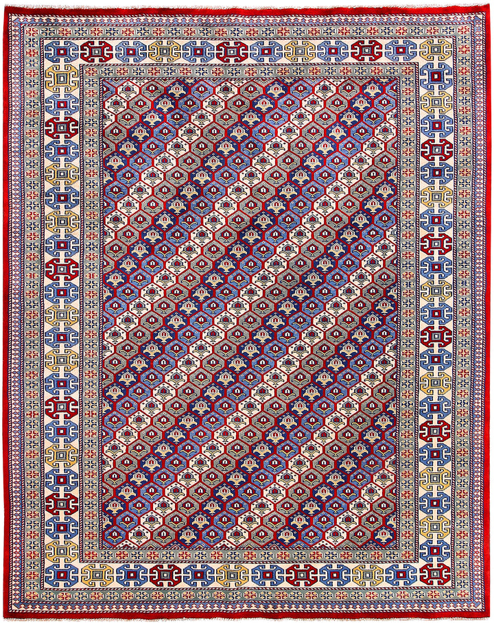 Multi Colored Shirvan 5' 6 x 6' 10 - No. 57806 - ALRUG Rug Store
