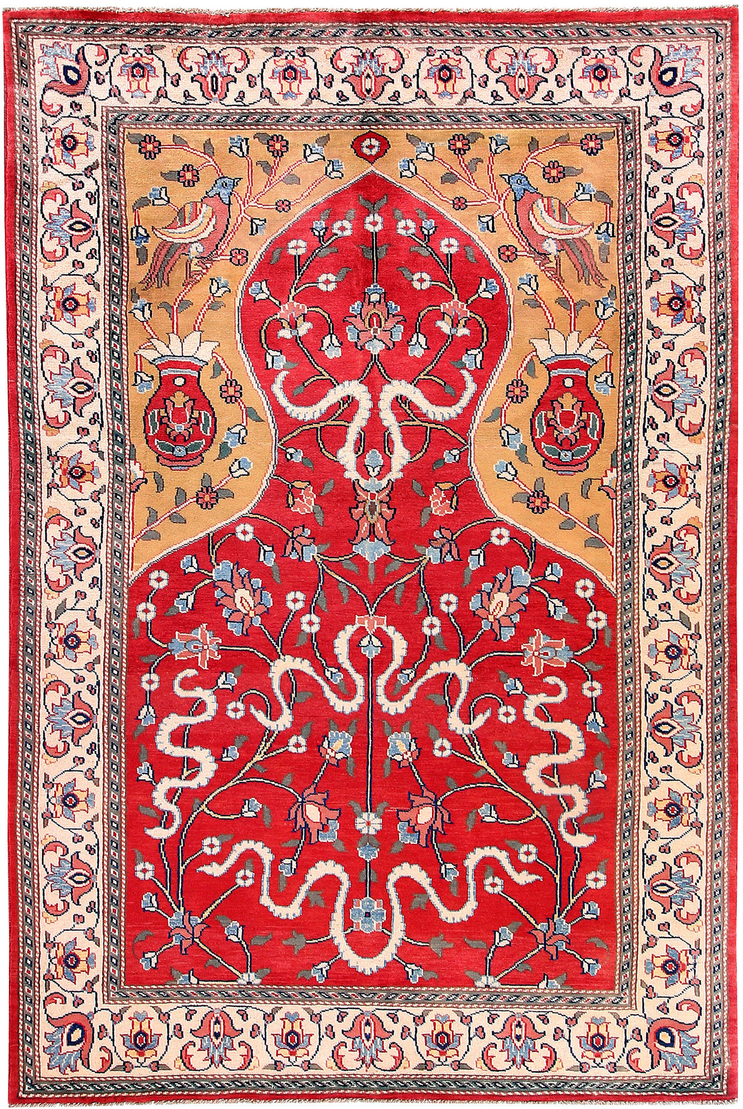 Crimson Prayer 4' 2 x 6' 3 - No. 57807 - ALRUG Rug Store