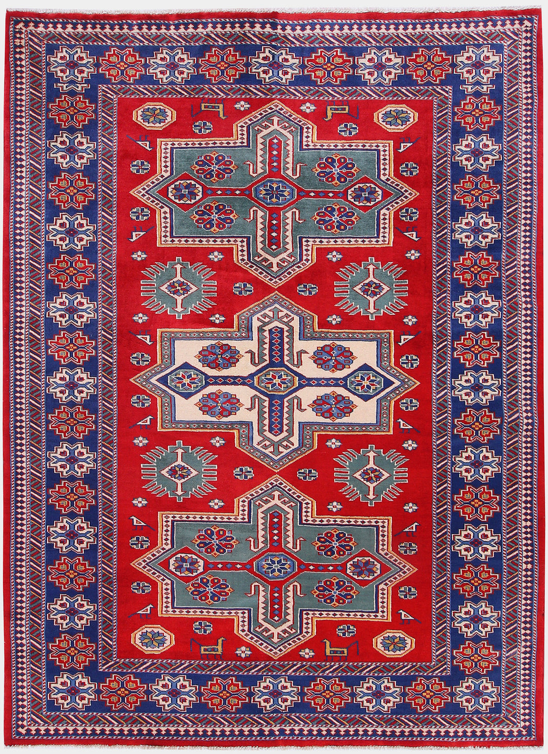 Firebrick Shirvan 4' 6 x 6' 2 - No. 57808 - ALRUG Rug Store