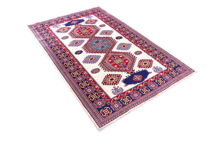 Blanched Almond Shirvan 4' 6 x 7' - No. 57809 - ALRUG Rug Store