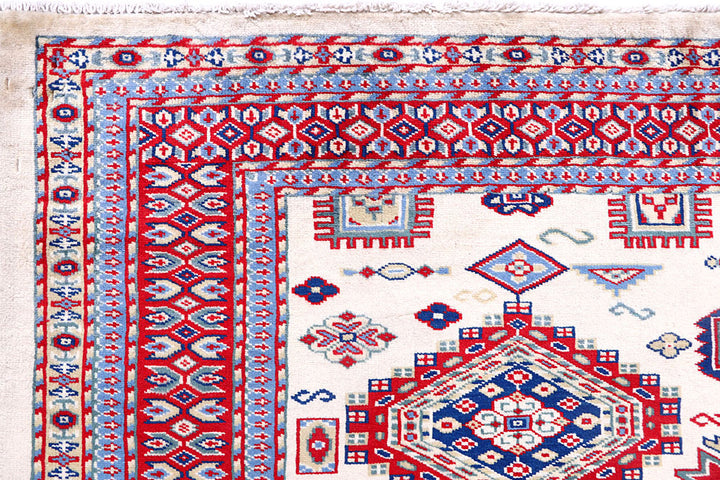 Antique White Shirvan 4' 9 x 5' 11 - No. 57810 - ALRUG Rug Store