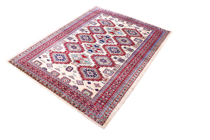 Antique White Shirvan 4' 9 x 5' 11 - No. 57810 - ALRUG Rug Store
