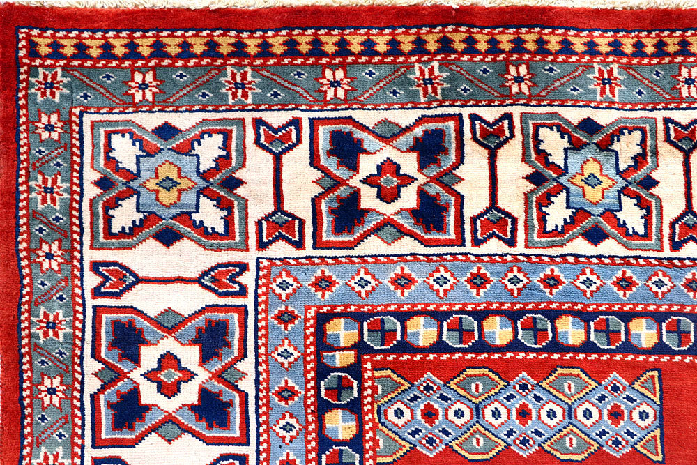 Orange Red Shirvan 6' 4 x 8' 1 - No. 57811 - ALRUG Rug Store