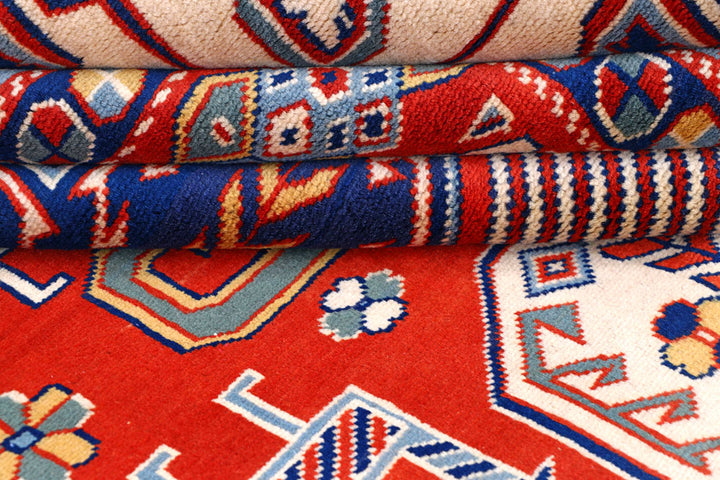 Orange Red Shirvan 6' 4 x 8' 1 - No. 57811 - ALRUG Rug Store