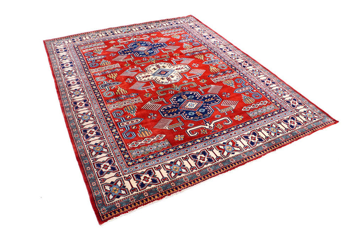 Orange Red Shirvan 6' 4 x 8' 1 - No. 57811 - ALRUG Rug Store
