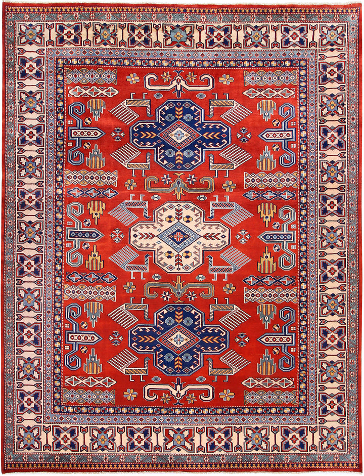 Orange Red Shirvan 6' 4 x 8' 1 - No. 57811 - ALRUG Rug Store