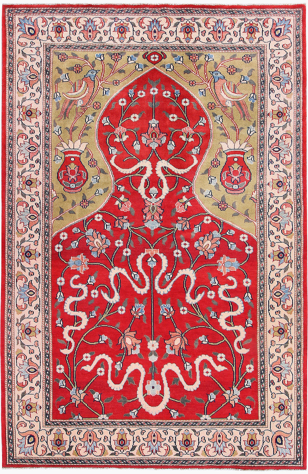 Crimson Prayer 4' 3 x 6' 5 - No. 57813 - ALRUG Rug Store