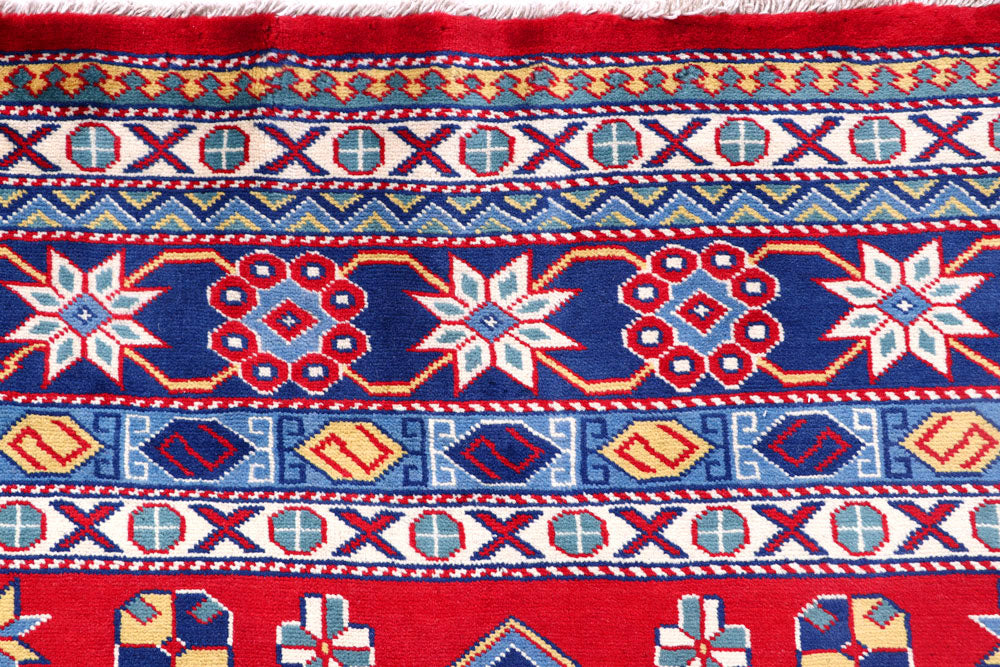 Red Shirvan 6' 3 x 9' 1 - No. 57815 - ALRUG Rug Store