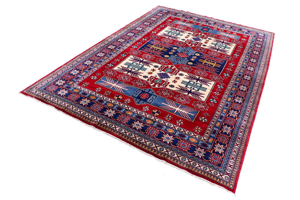Red Shirvan 6' 3 x 9' 1 - No. 57815 - ALRUG Rug Store