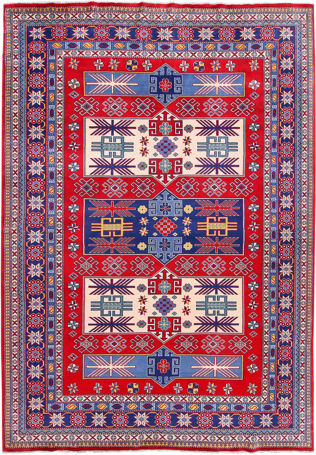 Red Shirvan 6' 3 x 9' 1 - No. 57815 - ALRUG Rug Store
