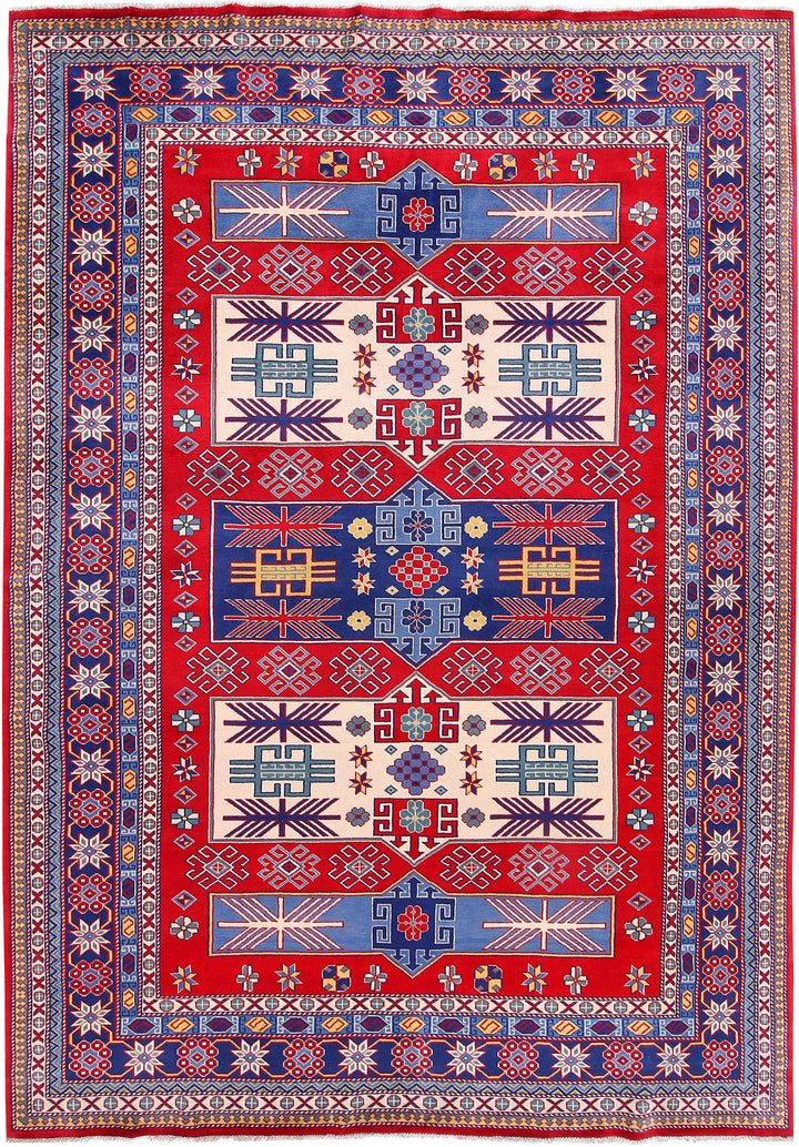 Red Shirvan 6' 3 x 9' 1 - No. 57815 - ALRUG Rug Store
