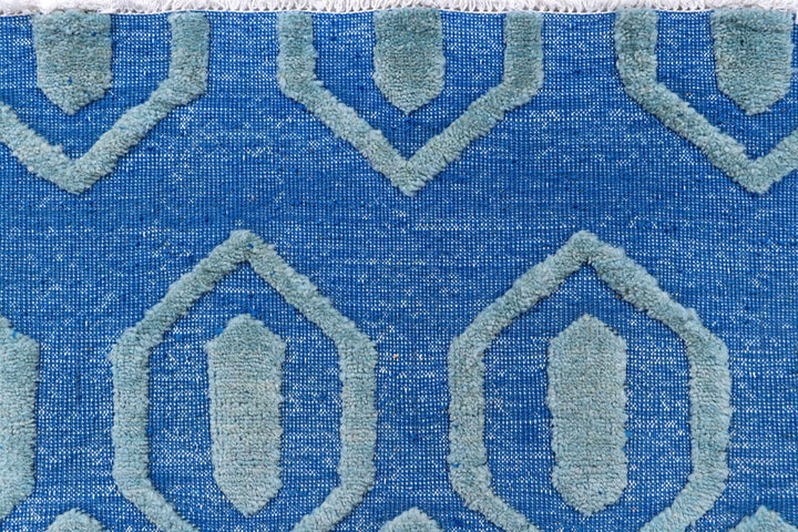 Dodger Blue Barjasta 6' x 9' 2 - No. 57822 - ALRUG Rug Store