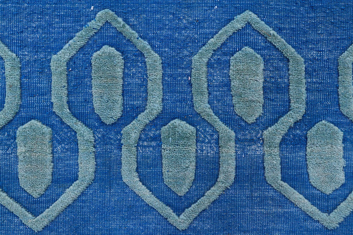 Dodger Blue Barjasta 6' x 9' 2 - No. 57822 - ALRUG Rug Store