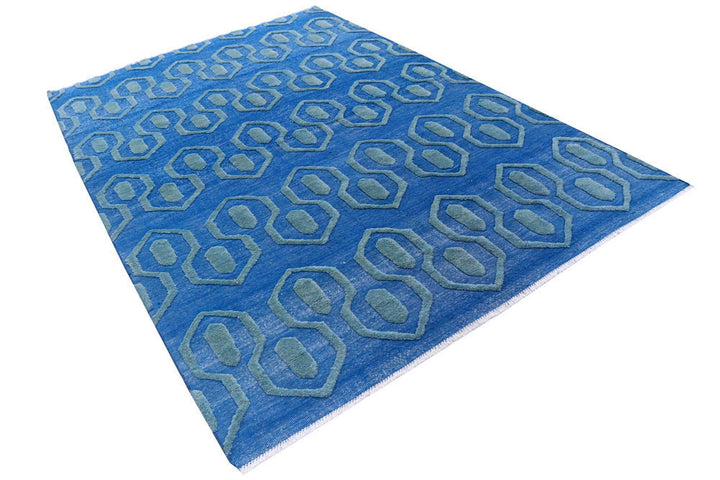 Dodger Blue Barjasta 6' x 9' 2 - No. 57822 - ALRUG Rug Store