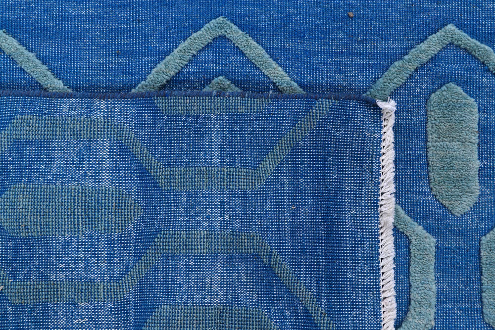 Dodger Blue Barjasta 6' x 9' 2 - No. 57822 - ALRUG Rug Store