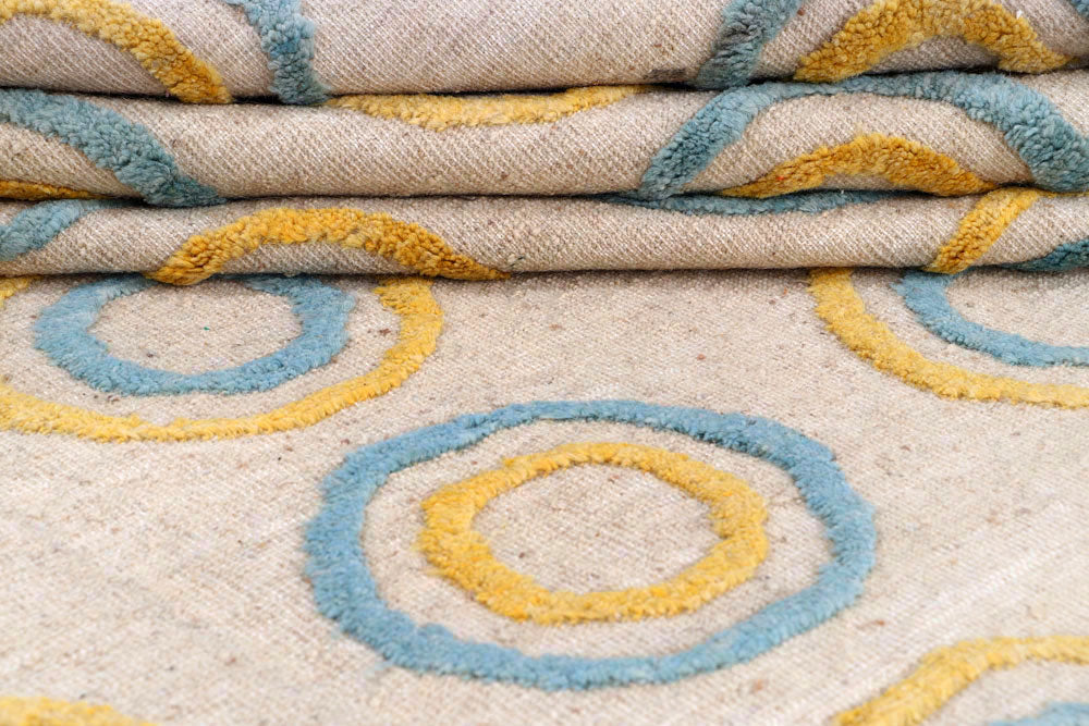 Bisque Barjasta 9' 10 x 13' 1 - No. 57824 - ALRUG Rug Store