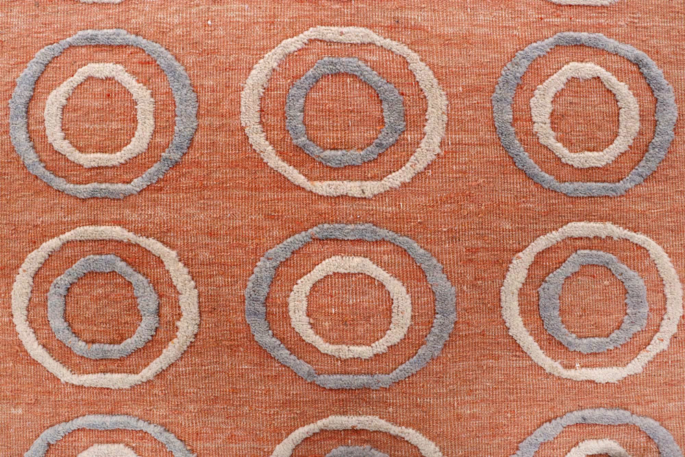 Light Salmon Barjasta 9' x 11' 10 - No. 57825 - ALRUG Rug Store