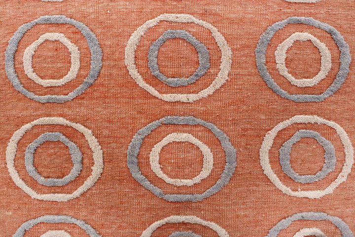 Light Salmon Barjasta 9' x 11' 10 - No. 57825 - ALRUG Rug Store