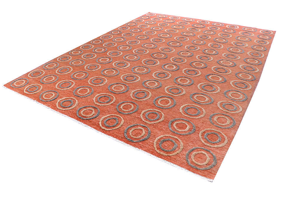 Light Salmon Barjasta 9' x 11' 10 - No. 57825 - ALRUG Rug Store