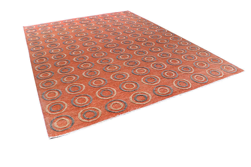 Light Salmon Barjasta 9' x 11' 10 - No. 57825 - ALRUG Rug Store