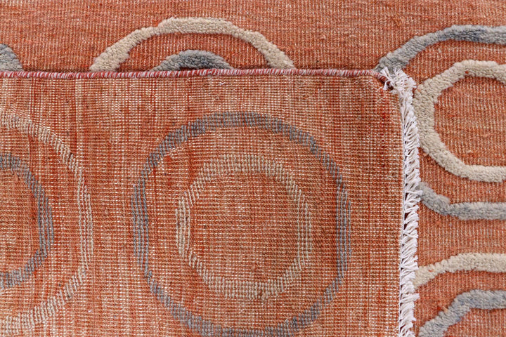 Light Salmon Barjasta 9' x 11' 10 - No. 57825 - ALRUG Rug Store