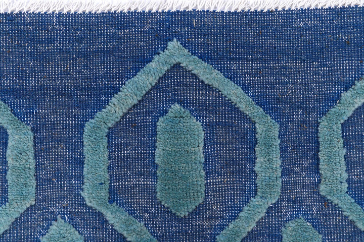 Steel Blue Barjasta 8' x 9' 8 - No. 57831 - ALRUG Rug Store