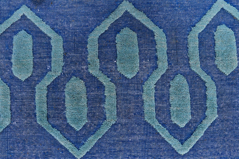 Steel Blue Barjasta 8' x 9' 8 - No. 57831 - ALRUG Rug Store