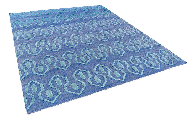 Steel Blue Barjasta 8' x 9' 8 - No. 57831 - ALRUG Rug Store