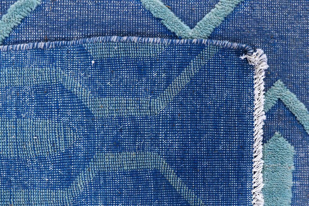 Steel Blue Barjasta 8' x 9' 8 - No. 57831 - ALRUG Rug Store