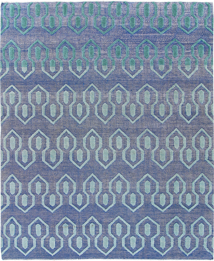 Steel Blue Barjasta 8' x 9' 8 - No. 57831 - ALRUG Rug Store