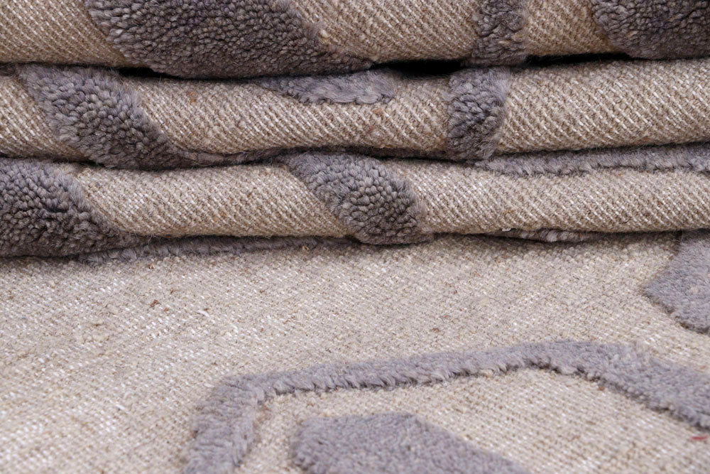 Antique White Barjasta 8' 1 x 10' 4 - No. 57833 - ALRUG Rug Store