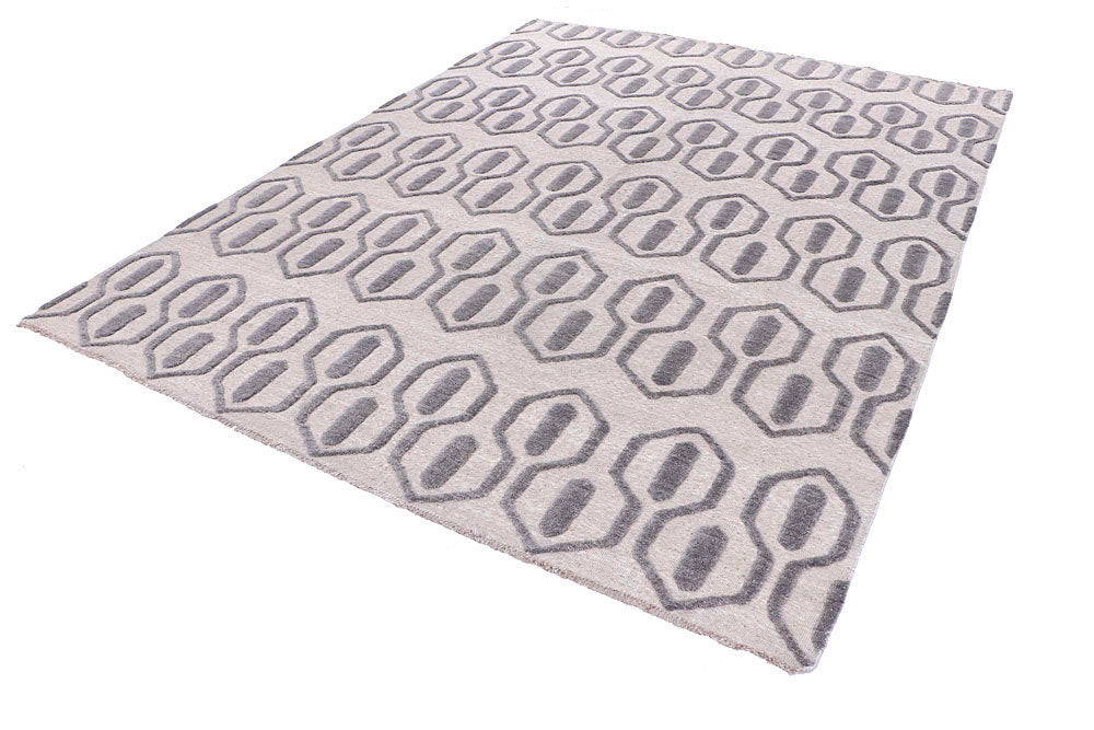 Antique White Barjasta 8' 1 x 10' 4 - No. 57833 - ALRUG Rug Store